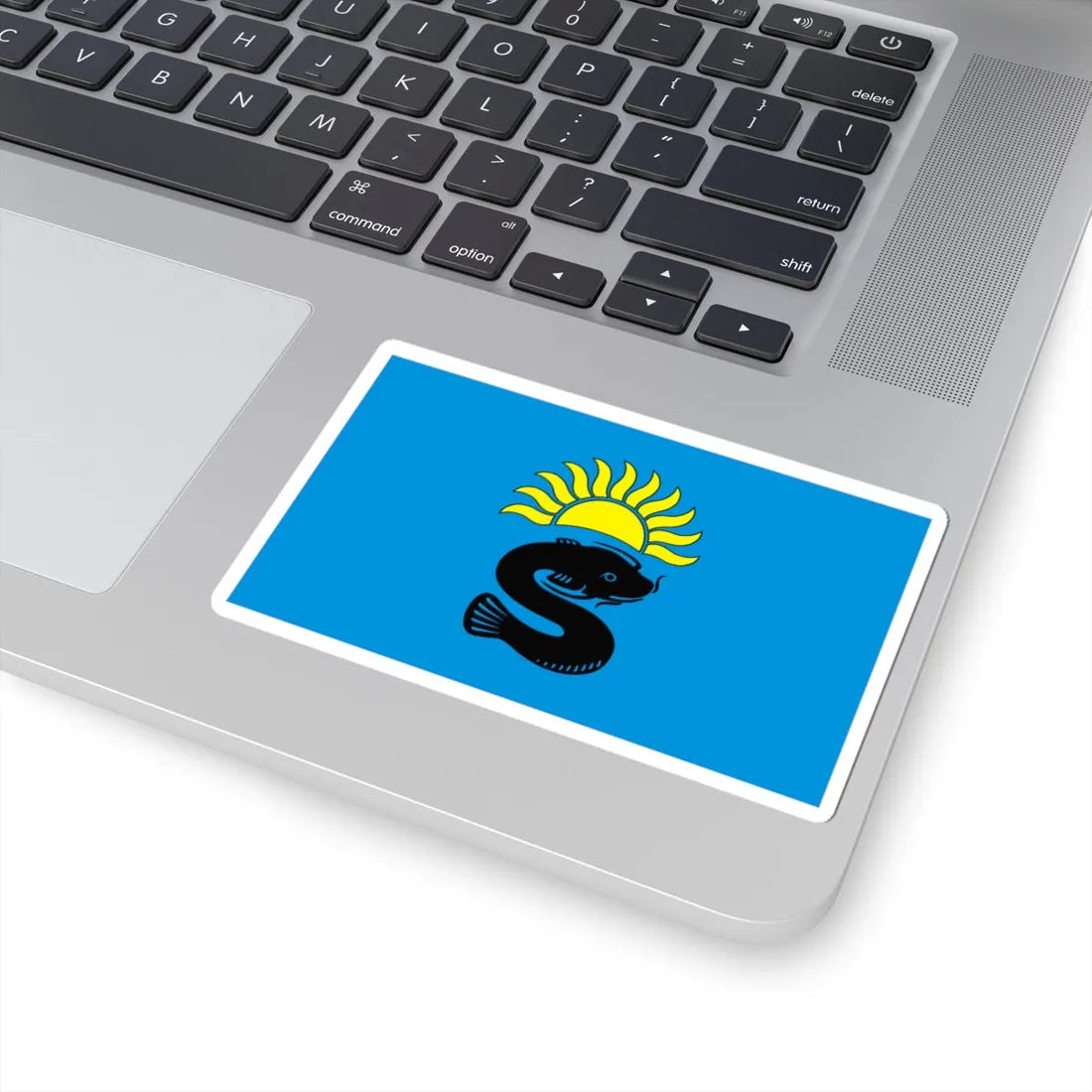 POL gmina Somianka flag (Poland) STICKER Vinyl Kiss-Cut Decal - The Sticker Space