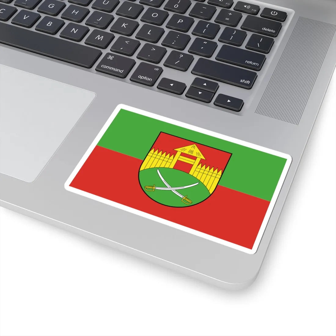 POL gmina Sonsk flag (Poland) STICKER Vinyl Kiss-Cut Decal - The Sticker Space