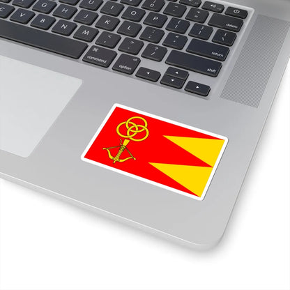 POL gmina Strzelce flag (Poland) STICKER Vinyl Kiss-Cut Decal - The Sticker Space