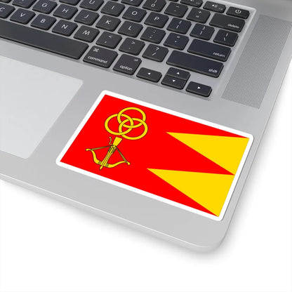 POL gmina Strzelce flag (Poland) STICKER Vinyl Kiss-Cut Decal - The Sticker Space