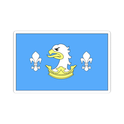 POL gmina Swiekatowo flag (Poland) STICKER Vinyl Kiss-Cut Decal 6 Inch White - The Sticker Space