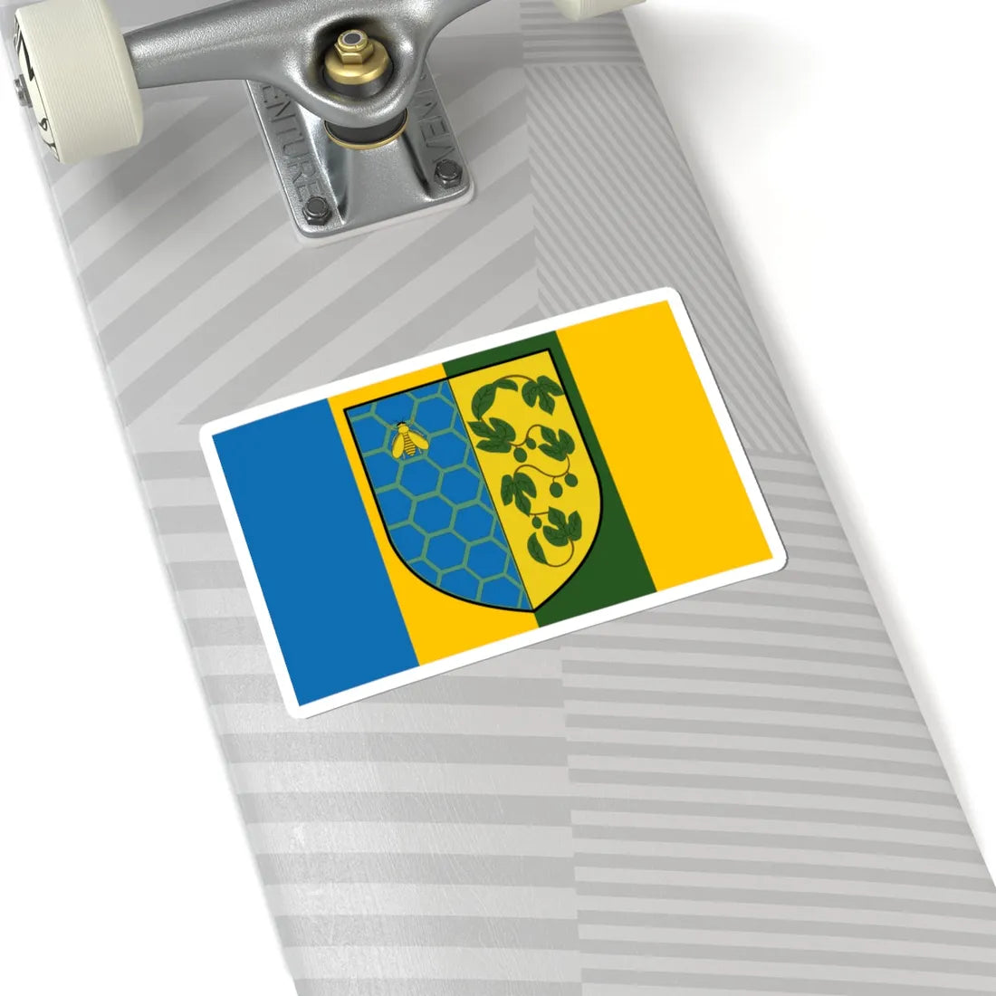 POL gmina Swierczow flag (Poland) STICKER Vinyl Kiss-Cut Decal - The Sticker Space