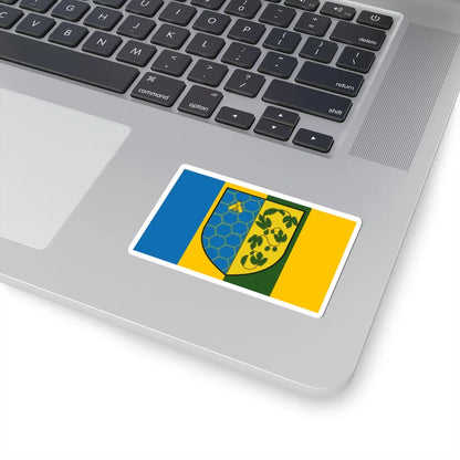 POL gmina Swierczow flag (Poland) STICKER Vinyl Kiss-Cut Decal - The Sticker Space