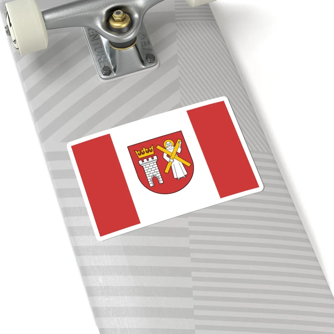 POL gmina Szaflary flag (Poland) STICKER Vinyl Kiss-Cut Decal - The Sticker Space