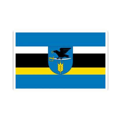 POL gmina Szepietowo flag (Poland) STICKER Vinyl Kiss-Cut Decal 2 Inch White - The Sticker Space