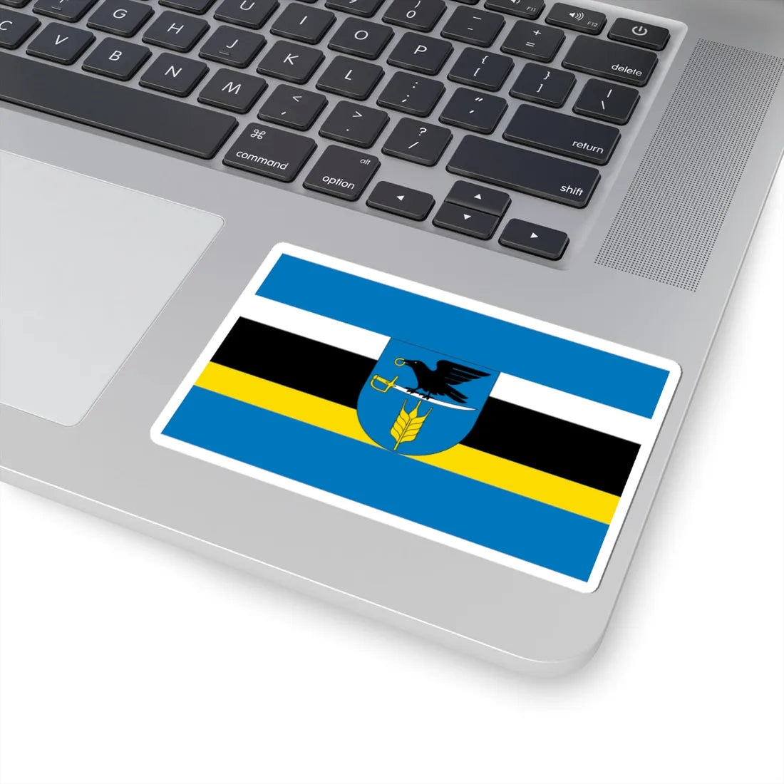 POL gmina Szepietowo flag (Poland) STICKER Vinyl Kiss-Cut Decal - The Sticker Space