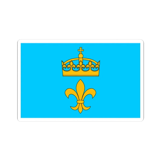 POL gmina Szydłowo flag (Poland) STICKER Vinyl Kiss-Cut Decal 2 Inch White - The Sticker Space