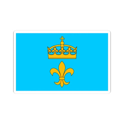 POL gmina Szydłowo flag (Poland) STICKER Vinyl Kiss-Cut Decal 3 Inch White - The Sticker Space