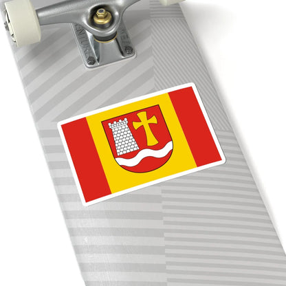 POL gmina Tomice flag (Poland) STICKER Vinyl Kiss-Cut Decal - The Sticker Space