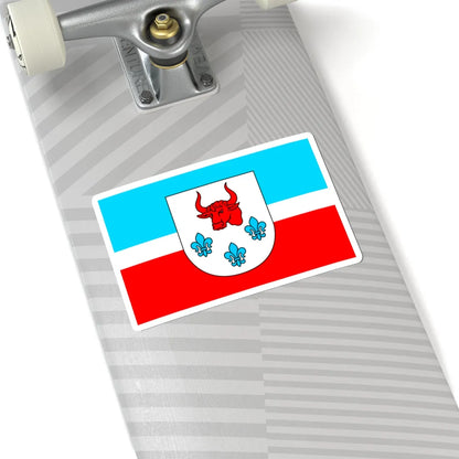 POL gmina Turek flag (Poland) STICKER Vinyl Kiss-Cut Decal - The Sticker Space