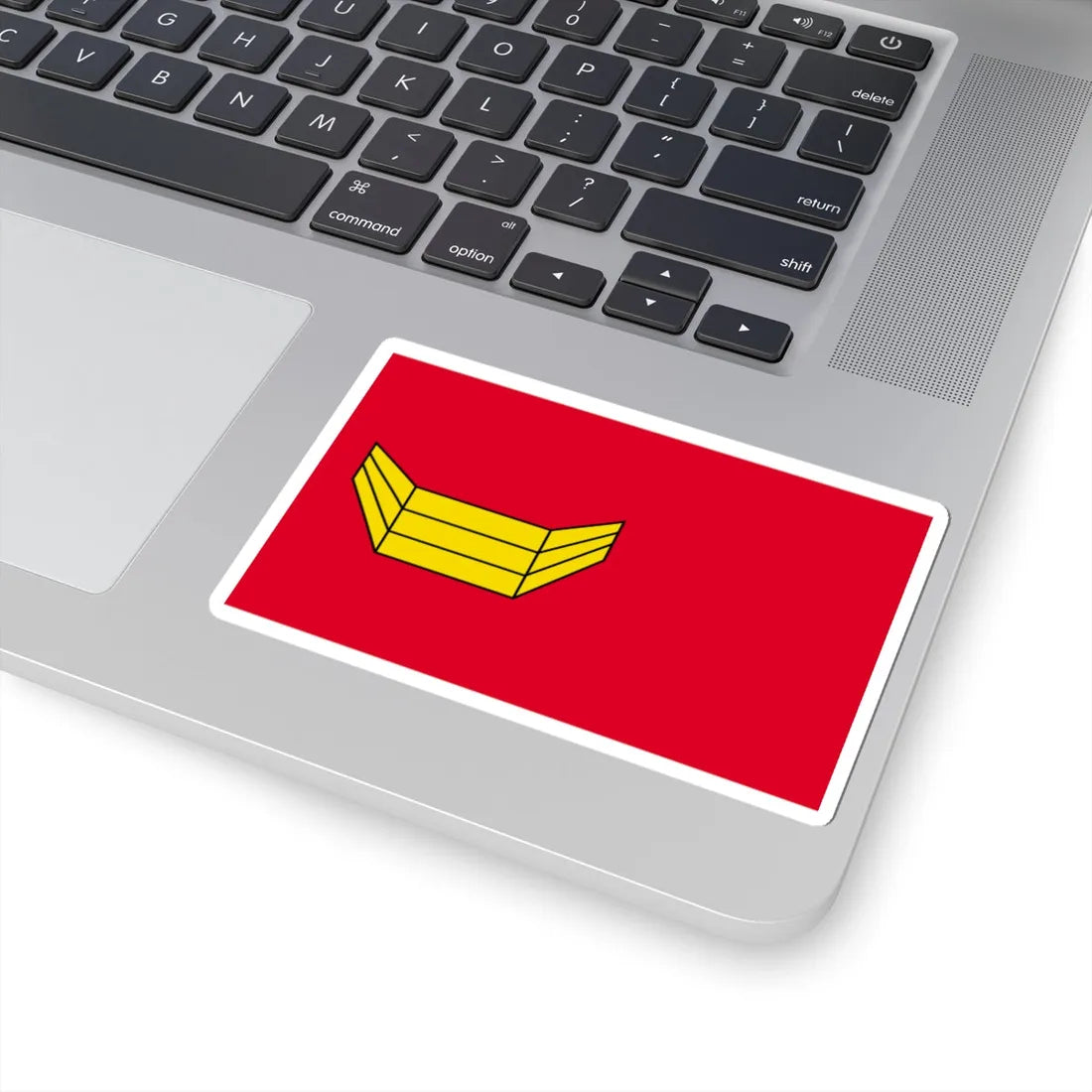 POL gmina Turobin flag (Poland) STICKER Vinyl Kiss-Cut Decal - The Sticker Space