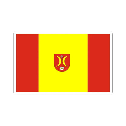 POL gmina Turosn Koscielna flag (Poland) STICKER Vinyl Kiss-Cut Decal 2 Inch White - The Sticker Space
