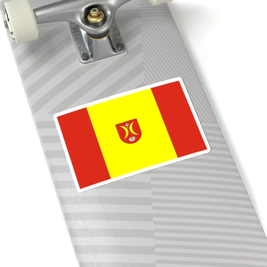POL gmina Turosn Koscielna flag (Poland) STICKER Vinyl Kiss-Cut Decal - The Sticker Space
