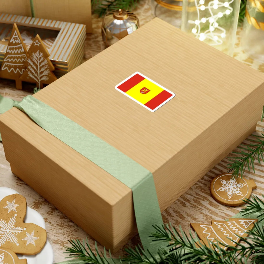 POL gmina Turosn Koscielna flag (Poland) STICKER Vinyl Kiss-Cut Decal - The Sticker Space