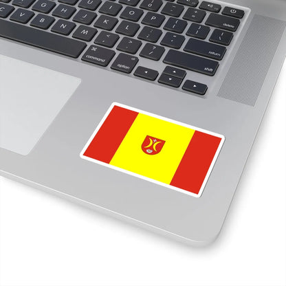 POL gmina Turosn Koscielna flag (Poland) STICKER Vinyl Kiss-Cut Decal - The Sticker Space