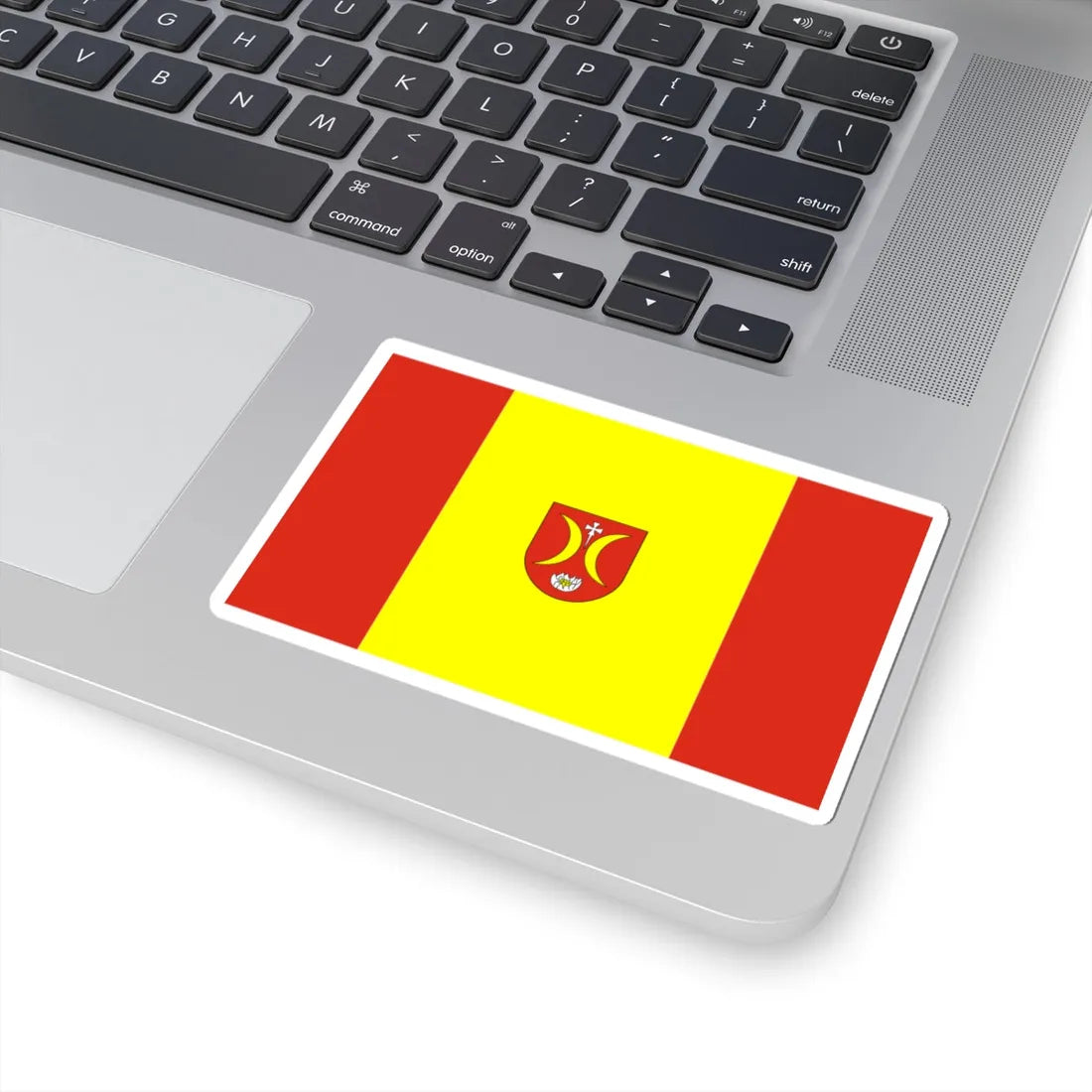 POL gmina Turosn Koscielna flag (Poland) STICKER Vinyl Kiss-Cut Decal - The Sticker Space