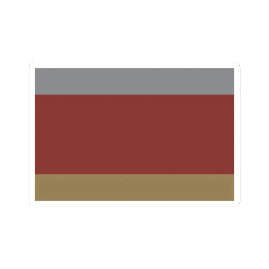 POL gmina Warta Bolesławiecka flag (Poland) STICKER Vinyl Kiss-Cut Decal 2 Inch White - The Sticker Space