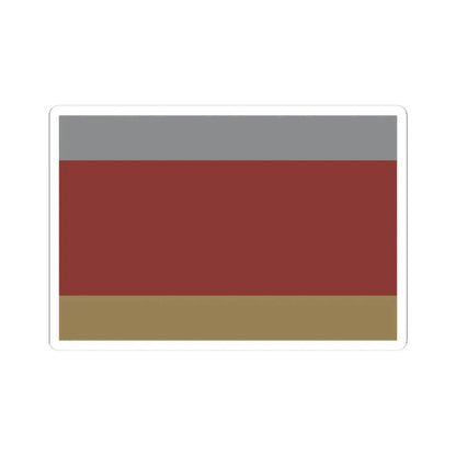 POL gmina Warta Bolesławiecka flag (Poland) STICKER Vinyl Kiss-Cut Decal 3 Inch White - The Sticker Space