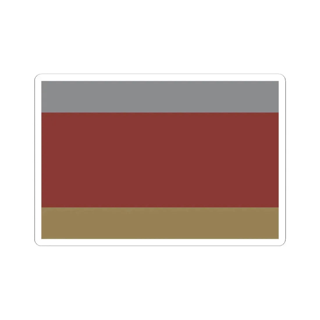 POL gmina Warta Bolesławiecka flag (Poland) STICKER Vinyl Kiss-Cut Decal 6 Inch White - The Sticker Space