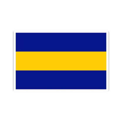 POL gmina Wieliszew flag (Poland) STICKER Vinyl Kiss-Cut Decal 2 Inch White - The Sticker Space