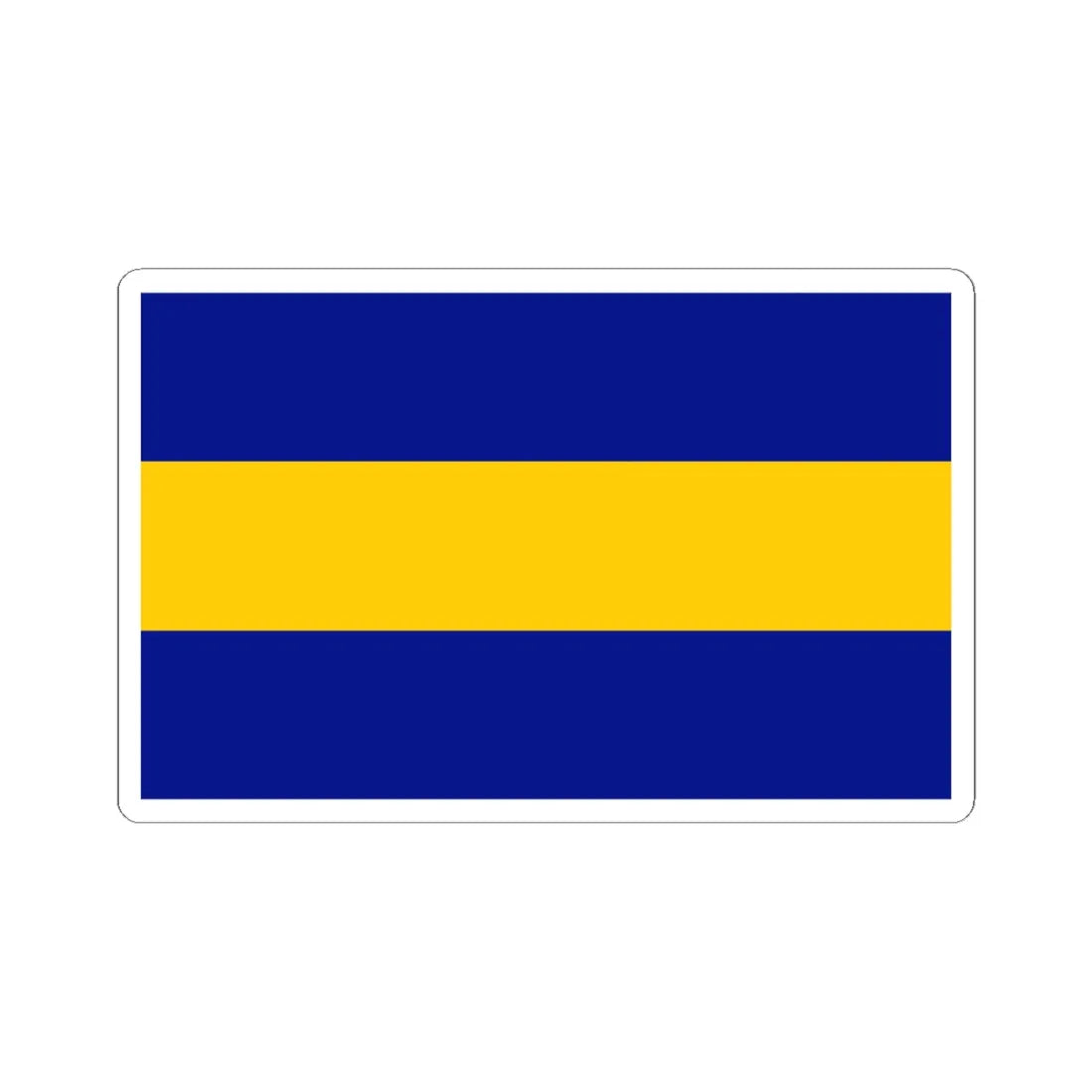 POL gmina Wieliszew flag (Poland) STICKER Vinyl Kiss-Cut Decal 6 Inch White - The Sticker Space