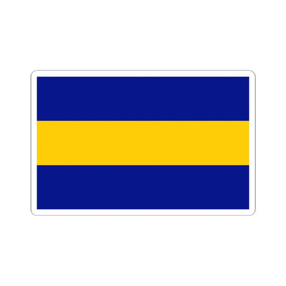 POL gmina Wieliszew flag (Poland) STICKER Vinyl Kiss-Cut Decal 6 Inch White - The Sticker Space