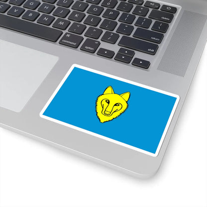 POL gmina Wilczyn flag (Poland) STICKER Vinyl Kiss-Cut Decal - The Sticker Space