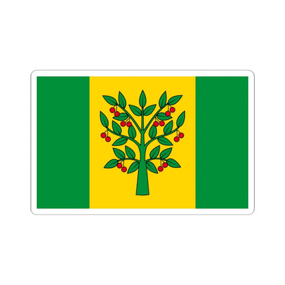 POL gmina Wisniew flag (Poland) STICKER Vinyl Kiss-Cut Decal 6 Inch White - The Sticker Space