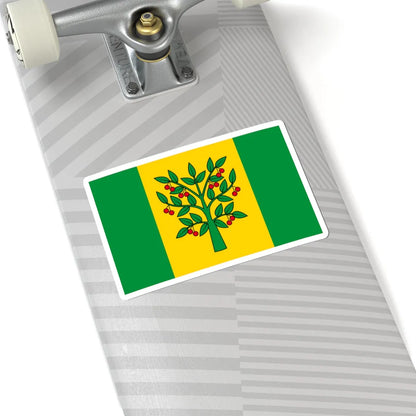 POL gmina Wisniew flag (Poland) STICKER Vinyl Kiss-Cut Decal - The Sticker Space