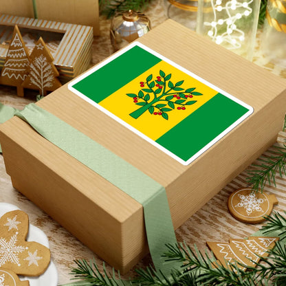 POL gmina Wisniew flag (Poland) STICKER Vinyl Kiss-Cut Decal - The Sticker Space