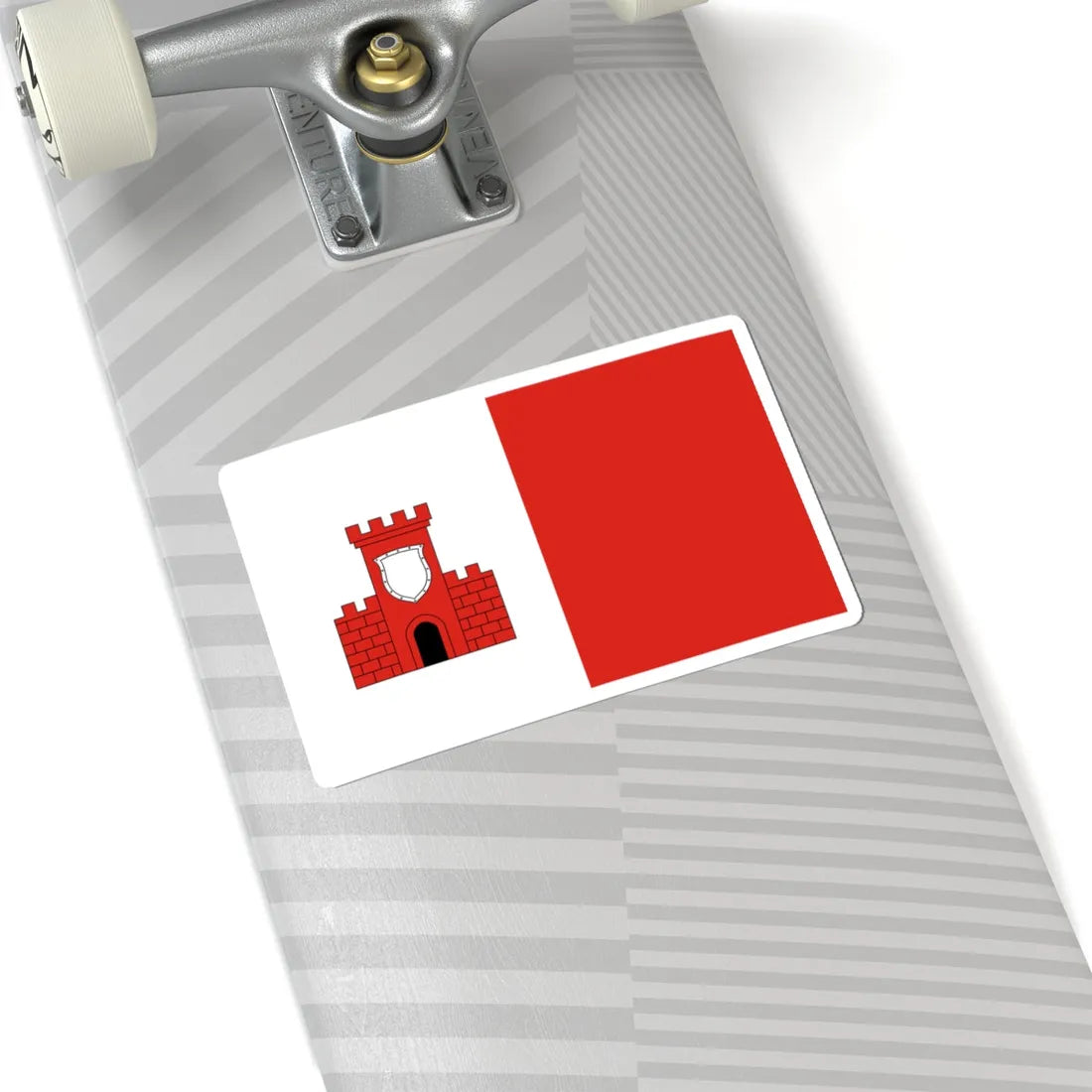 POL gmina Wysokie flag (Poland) STICKER Vinyl Kiss-Cut Decal - The Sticker Space