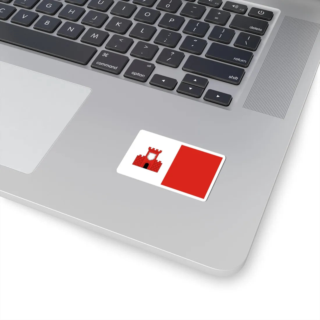 POL gmina Wysokie flag (Poland) STICKER Vinyl Kiss-Cut Decal - The Sticker Space