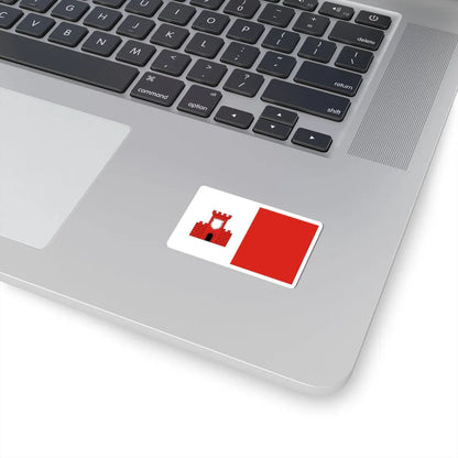 POL gmina Wysokie flag (Poland) STICKER Vinyl Kiss-Cut Decal - The Sticker Space