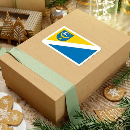 POL gmina Zabno flag (Poland) STICKER Vinyl Kiss-Cut Decal - The Sticker Space