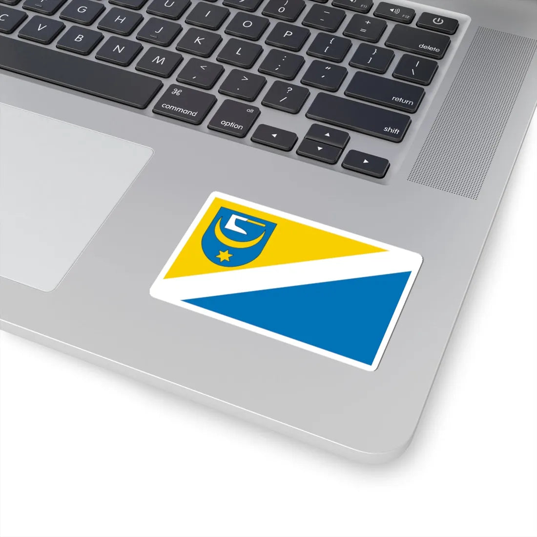 POL gmina Zabno flag (Poland) STICKER Vinyl Kiss-Cut Decal - The Sticker Space