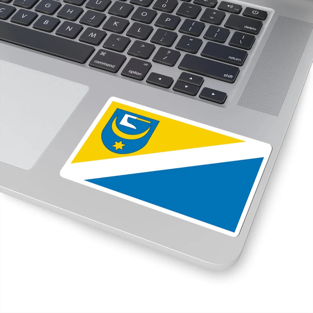 POL gmina Zabno flag (Poland) STICKER Vinyl Kiss-Cut Decal - The Sticker Space