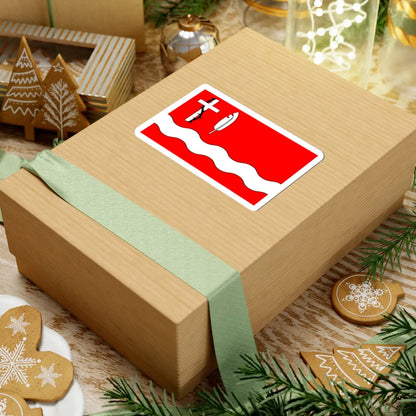 POL gmina Zabrodzie flag (Poland) STICKER Vinyl Kiss-Cut Decal - The Sticker Space