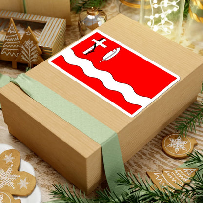 POL gmina Zabrodzie flag (Poland) STICKER Vinyl Kiss-Cut Decal - The Sticker Space