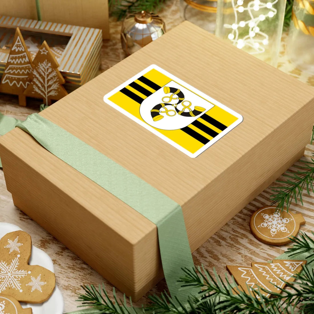 POL gmina Zakliczyn flag (Poland) STICKER Vinyl Kiss-Cut Decal - The Sticker Space