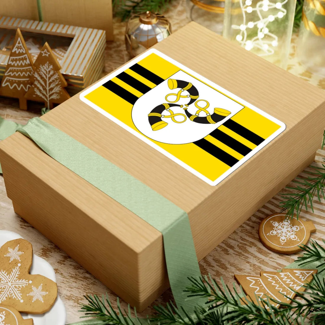 POL gmina Zakliczyn flag (Poland) STICKER Vinyl Kiss-Cut Decal - The Sticker Space