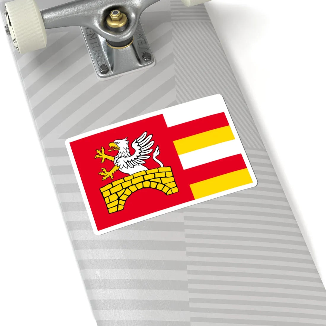 POL gmina Zamosc flag (Poland) STICKER Vinyl Kiss-Cut Decal - The Sticker Space