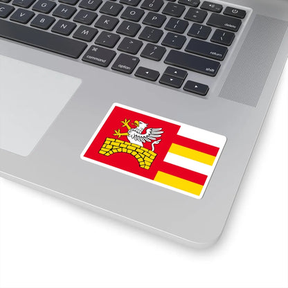 POL gmina Zamosc flag (Poland) STICKER Vinyl Kiss-Cut Decal - The Sticker Space