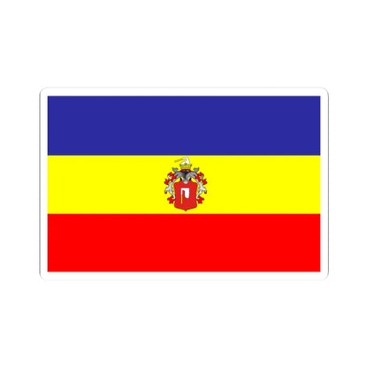 POL gmina Zegocina flag (Poland) STICKER Vinyl Kiss-Cut Decal 2 Inch White - The Sticker Space