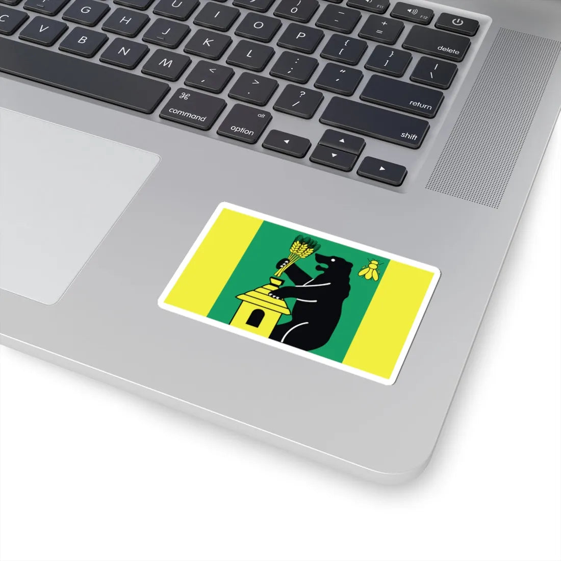 POL gmina Zelechlinek flag (Poland) STICKER Vinyl Kiss-Cut Decal - The Sticker Space