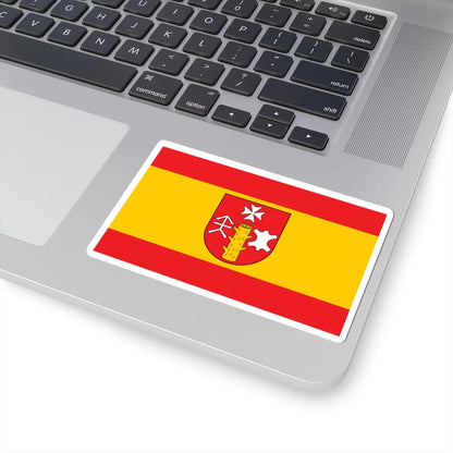 POL gmina Zembrzyce flag (Poland) STICKER Vinyl Kiss-Cut Decal - The Sticker Space