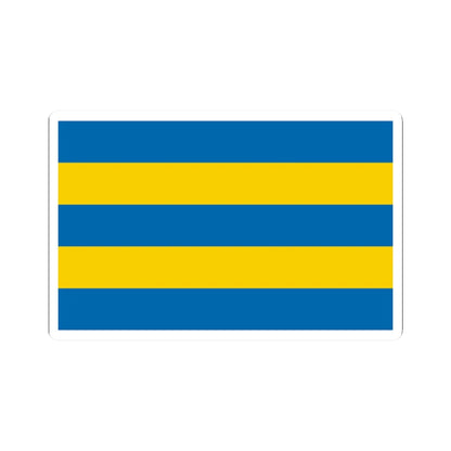 POL gmina Zgorzelec flag (Poland) STICKER Vinyl Kiss-Cut Decal 2 Inch White - The Sticker Space