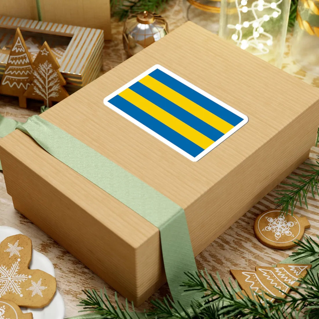 POL gmina Zgorzelec flag (Poland) STICKER Vinyl Kiss-Cut Decal - The Sticker Space