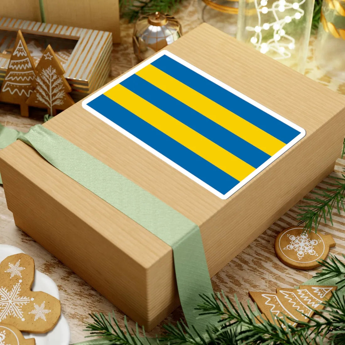 POL gmina Zgorzelec flag (Poland) STICKER Vinyl Kiss-Cut Decal - The Sticker Space