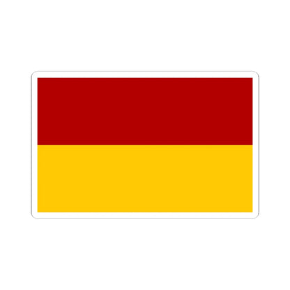 POL gmina Zukowice flag (Poland) STICKER Vinyl Kiss-Cut Decal 3 Inch White - The Sticker Space