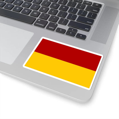 POL gmina Zukowice flag (Poland) STICKER Vinyl Kiss-Cut Decal - The Sticker Space